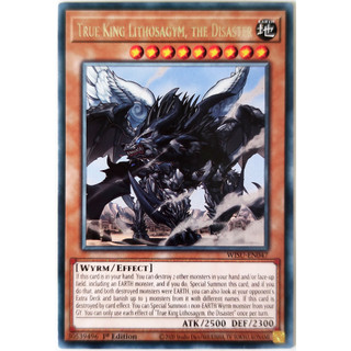 [Thẻ Yugioh] True King Lithosagym, the Disaster |EN| Rare
