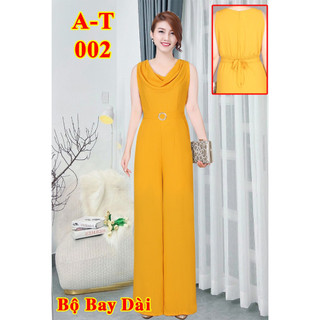 Jumpsuit nữ,jumpsuit dài thiết kế cổ nữ hoàng ống rộng dự tiệc dạo phố khoe eo tôn dáng sang chảnh