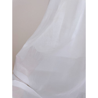 Đầm Maxi Thun Phối Voan, Hai Lớp, 2hand