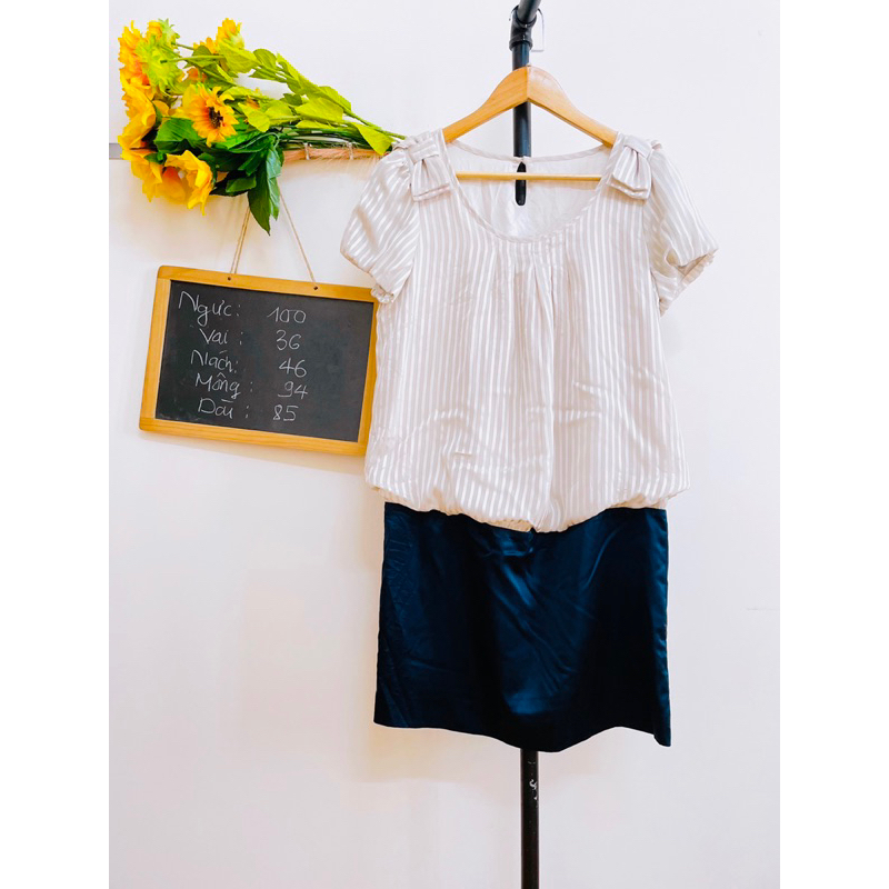 Đầm Công Sở Nhật, Hai Lớp, 2hand