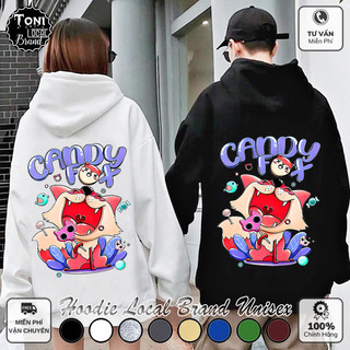 Áo Hoodie Local Brand CANDY FOX nỉ bông cực dày form rộng Unisex giữ ấm chống nắng (HD3060L - Full Box)