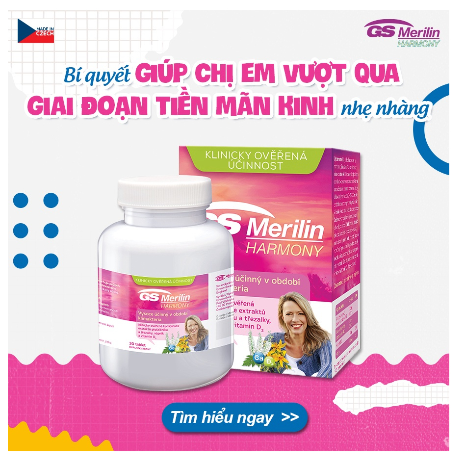 GS Merilin Harmony: Cải thiện sinh lý nữ,giảm loãng xương và giảm mỡ bụng