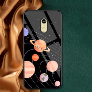Ốp lưng xiaomi redmi 5 plus viền silicon mềm, mặt lưng kính cường lực