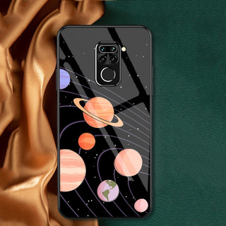 Ốp lưng xiaomi redmi note 9s, note 9 , note 9 pro viền silicon mềm, mặt lưng kính cường lực