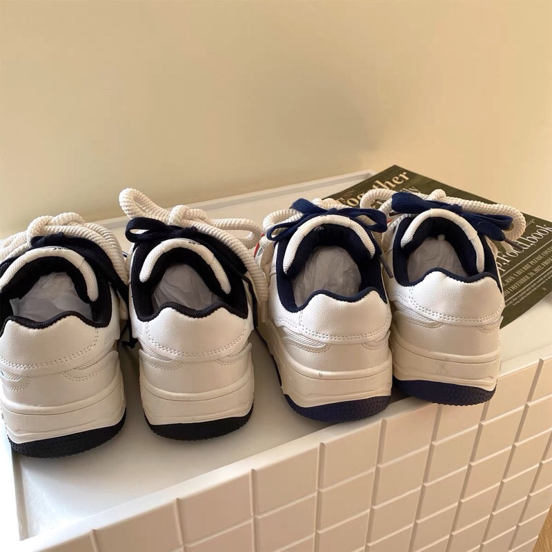 Giày thể thao phối dây thừng dây to tặng kèm bộ dây dẹt. Hàng chuẩn loại 1