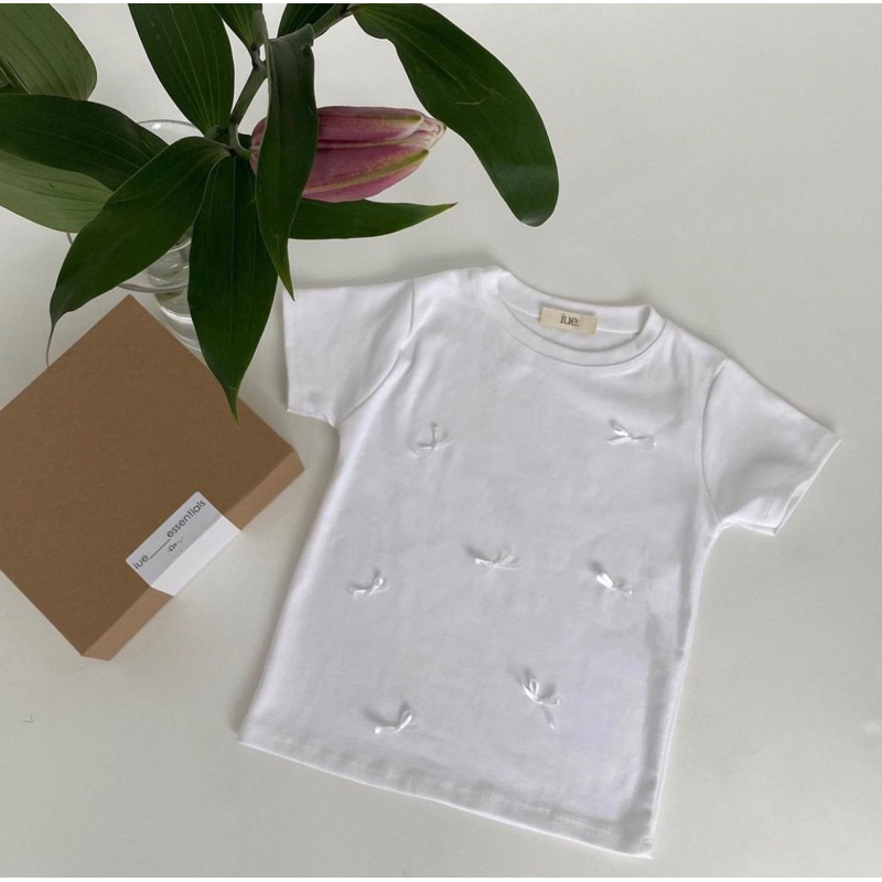 Áo babytee ribbon iue