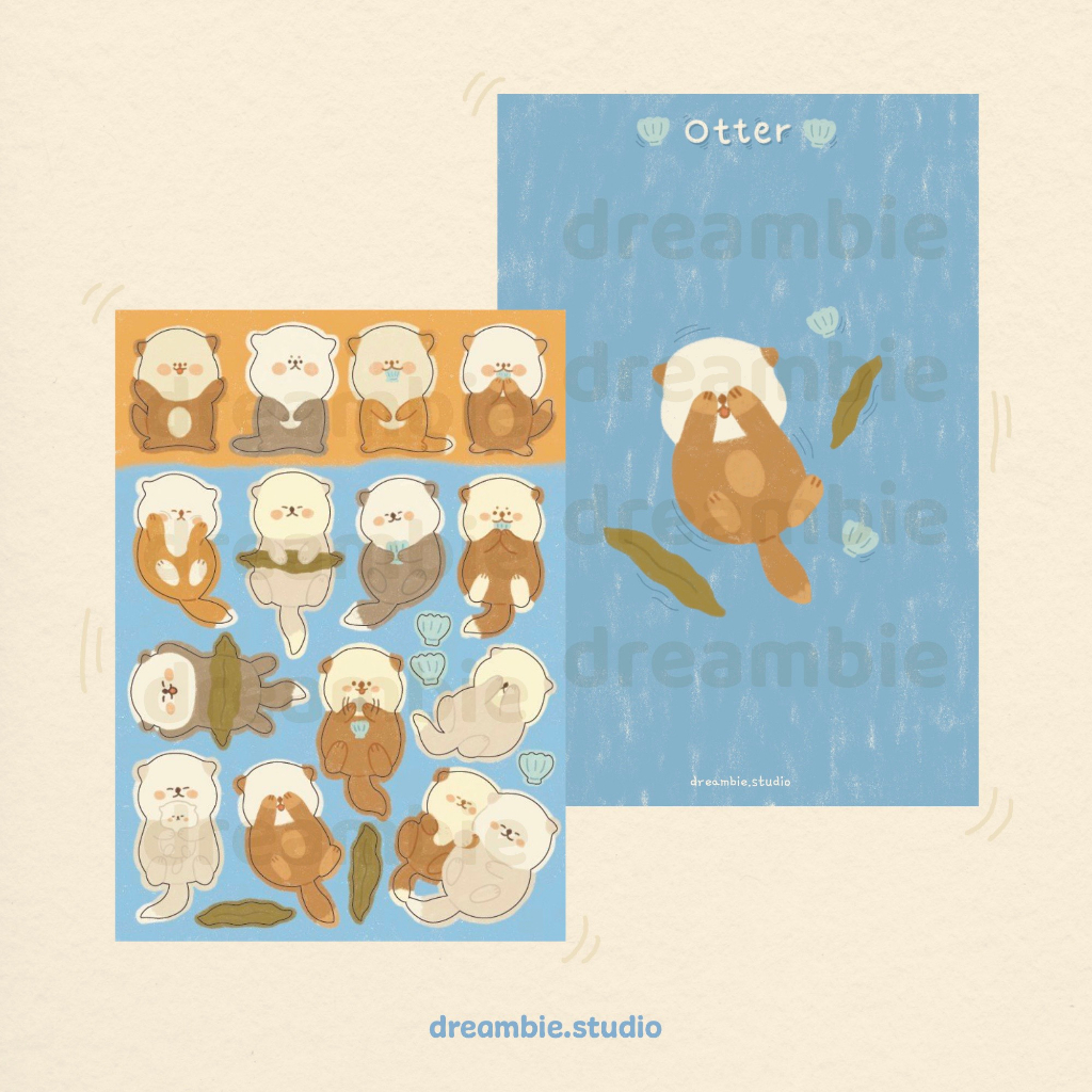 Dreambie | hình dán rái cá