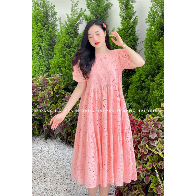 Váy babydoll hồng baby sáng  Pony tiểu thư