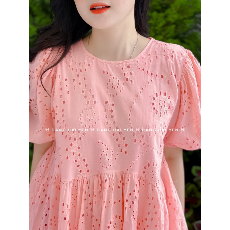 Váy babydoll hồng baby sáng  Pony tiểu thư