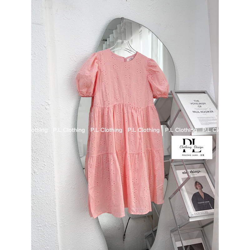 Váy babydoll hồng baby sáng  Pony tiểu thư