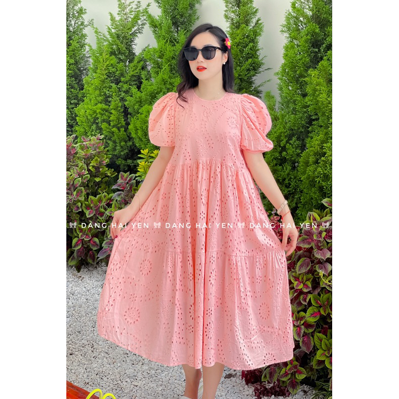 Váy babydoll hồng baby sáng  Pony tiểu thư