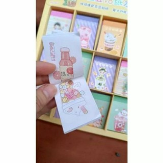 1 quyển sổ mini sticker đáng yêu