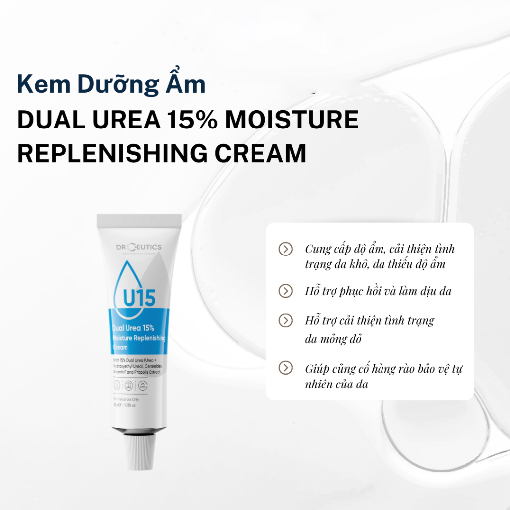 Kem Dưỡng Ẩm Drceutics Dual Urea 5%, 10%, 15%