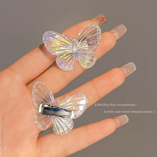 Kẹp tóc trong suốt Butterfly