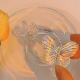 Kẹp tóc trong suốt Butterfly