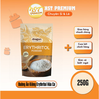Đường ăn kiêng Erythritol hữu cơ 250gr - Dragon Superfoods