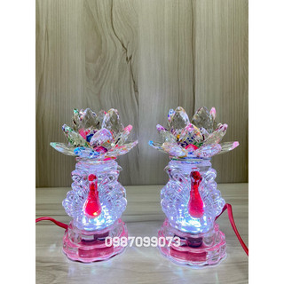 ĐÈN PHA LÊ HOA SEN KIỂU DÁNG THIÊN NGA