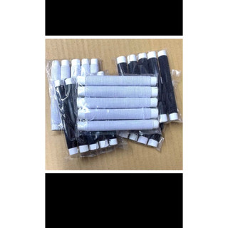 Set 5 ống chỉ thun/ thun dún trắng đen