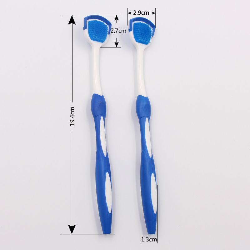 Bàn Chải Lưỡi Silicone Rưa Lưỡi Cạo Sạch Mảng Bám Lông Mềm Mại Không Đau Rát