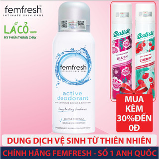 Xịt vùng kín thơm lâu xịt vùng kín femfresh khử mùi và thơm mát vùng kín cao cấp Femfresh Ultimate Care Deodorant 125ml