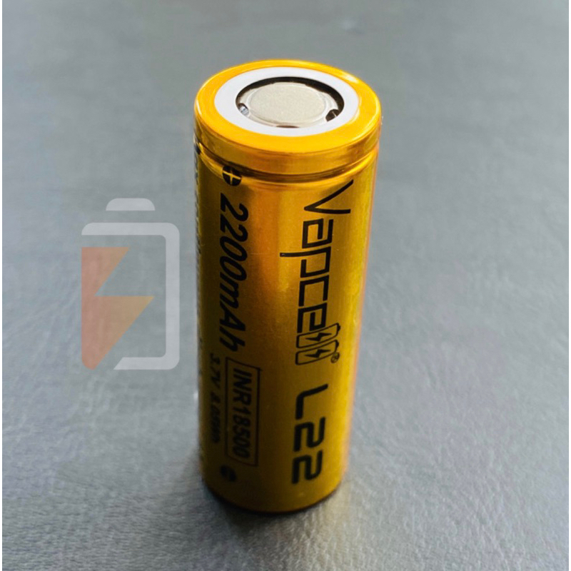 Pin sạc 18500 Vapcell L22 mới 100% dung lượng 2200mAh