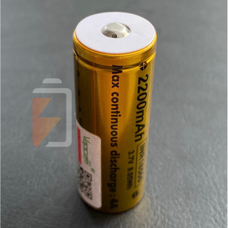 Pin sạc 18500 Vapcell L22 mới 100% dung lượng 2200mAh