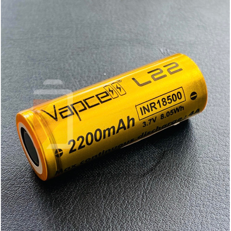 Pin sạc 18500 Vapcell L22 mới 100% dung lượng 2200mAh