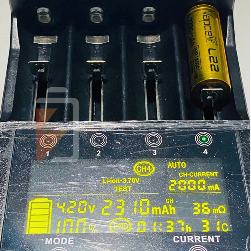 Pin sạc 18500 Vapcell L22 mới 100% dung lượng 2200mAh