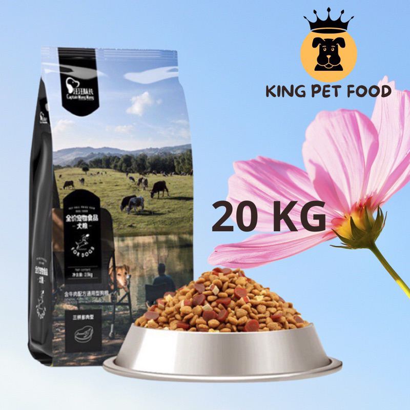 20kg hạt Captain cho chó , mix bò phô mai cá hồi