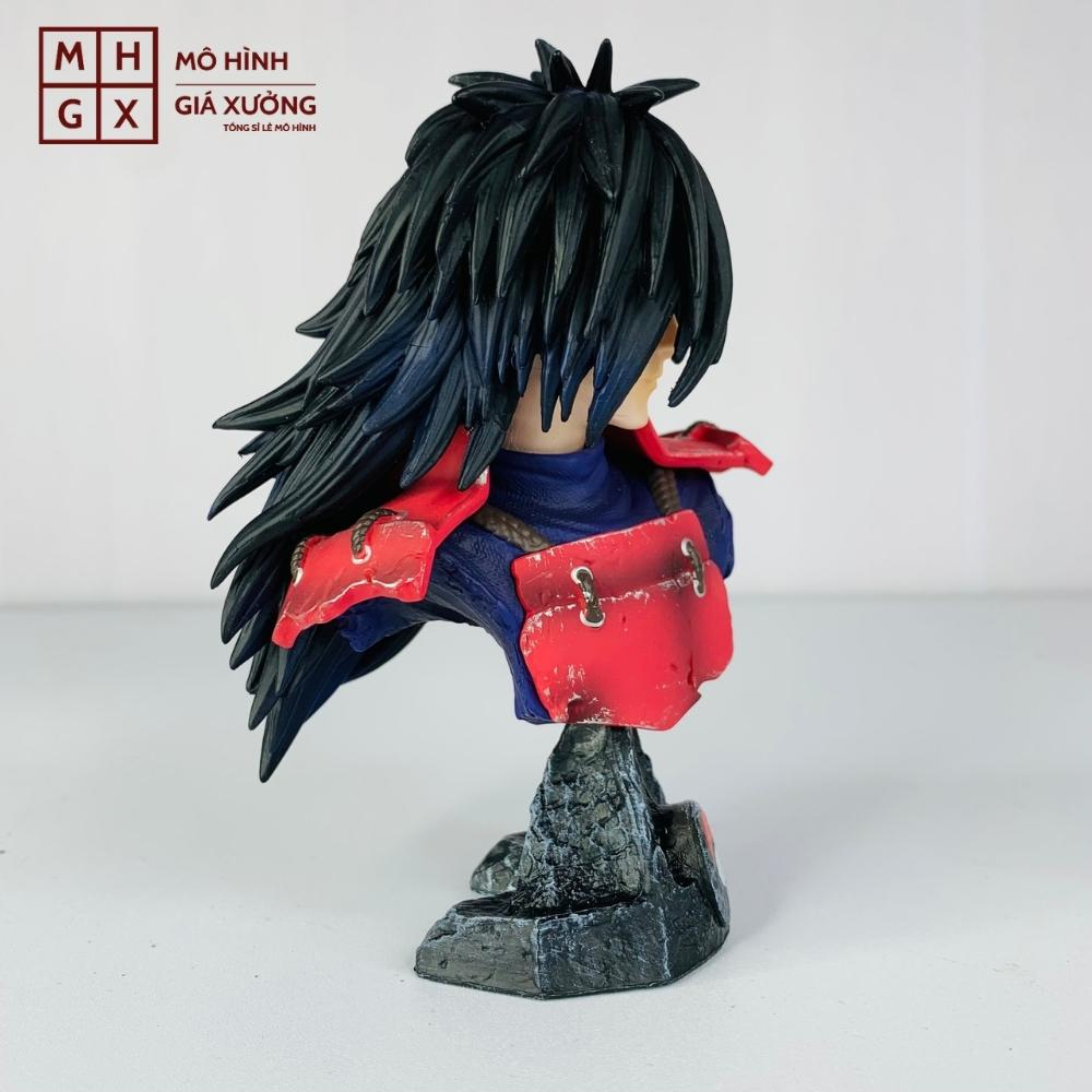 Mô hình Naruto Bán Thân Uchiha Madara - Cao 15cm - nặng 300gram - Figure Naruto - Có Hộp Màu - Mô Hình Giá Xưởng