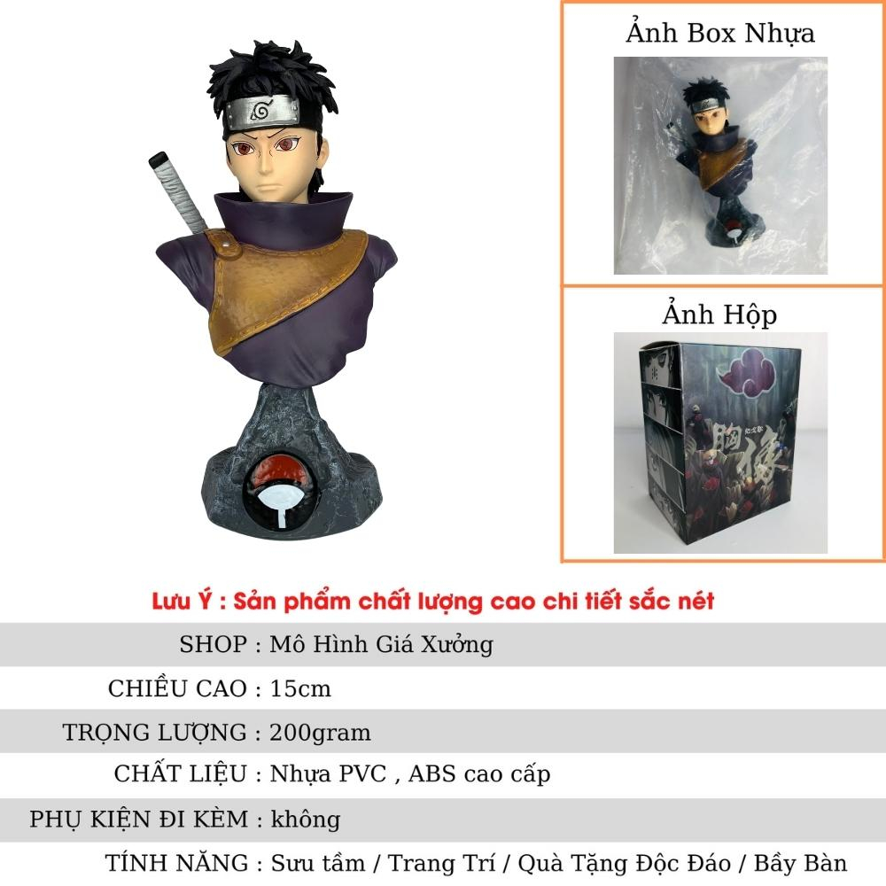 Mô hình Naruto Bán Thân Uchiha Shisui - Cao 14cm - nặng 200gram - Figure Naruto - Có Hộp Màu - Mô Hình Giá Xưởng