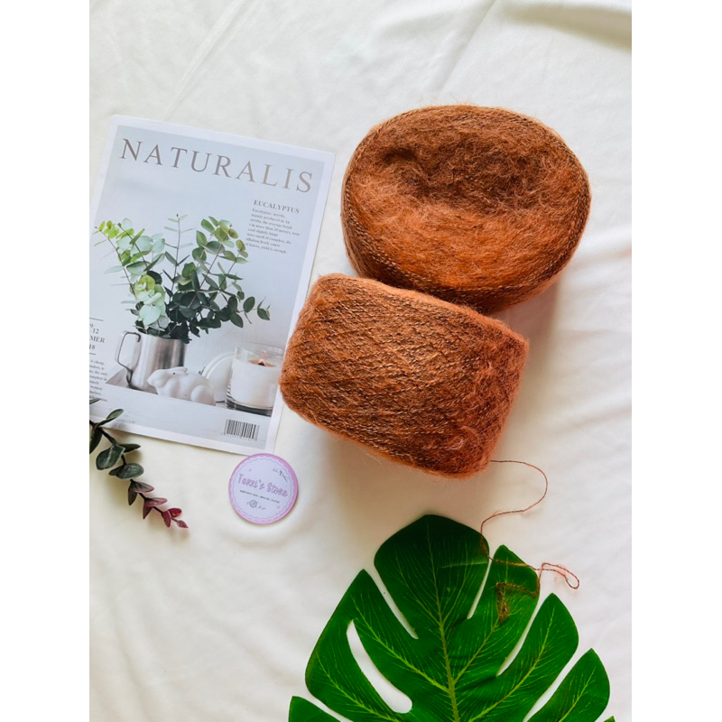 Yarn - Len Mohair Nhật - Sợi mảnh và đẹp - Siêu ấm Siêu dôi sợi