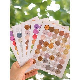 Sticker  mặt tròn cảm xúc