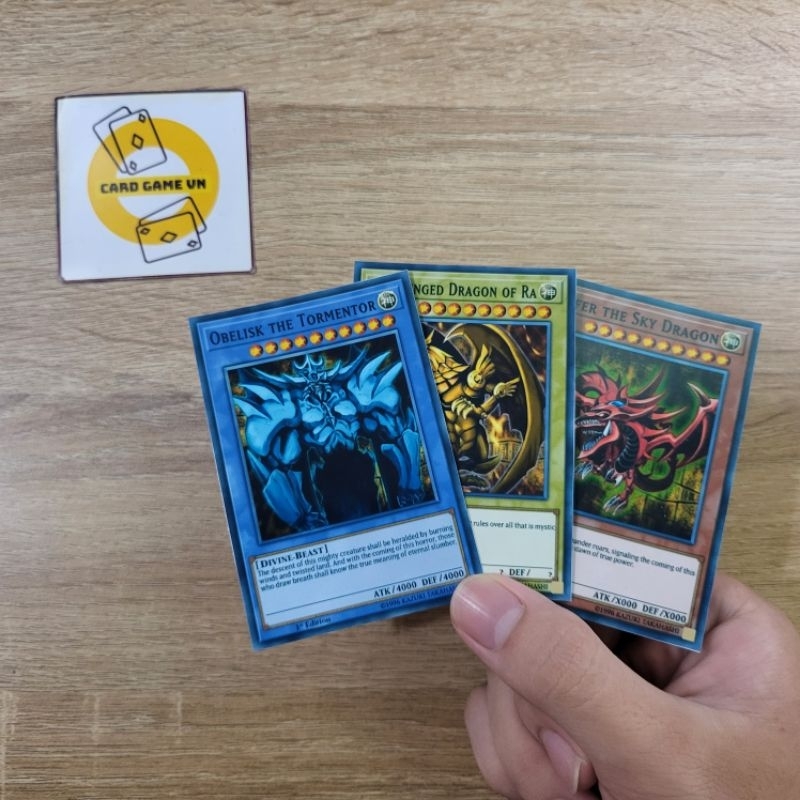 Bài YuGiOh - Bộ 18 lá bài thần hai phiên bản + Các lá bài bất ngờ  - Card Game VN