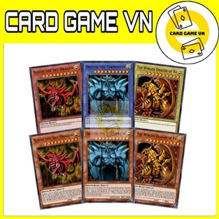 [BÀI IN] Bài YuGiOh - Bộ 18 lá bài thần hai phiên bản + Các lá bài bất ngờ ( Osiris + Obilisk + Ra ) - Card Game VN