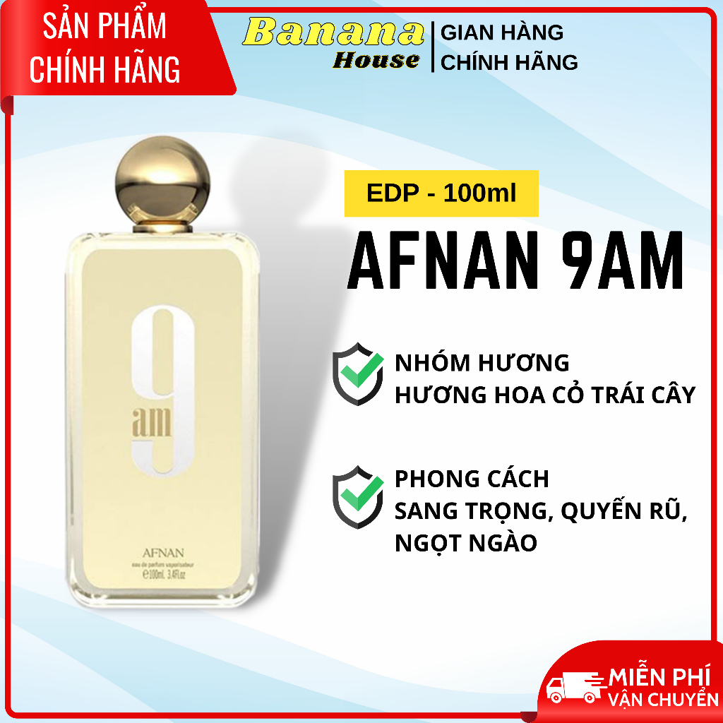 Nước Hoa Unisex Thơm Lâu 9am EDP Full Size 100ml Nàng Tiểu Thư Bướng Bỉnh