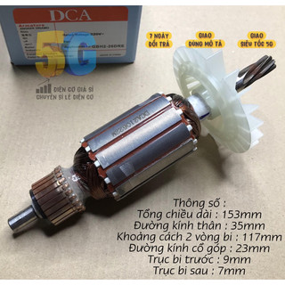 Rotor máy khoan bosch gbh2-26dre 2-26 7 răng hoặc các máy trung quốc giống bosch 2-26
