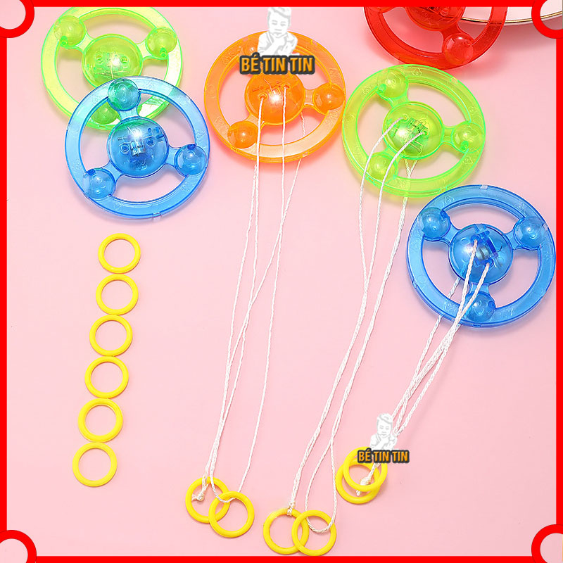 Combo 5 Đồ chơi mini bánh xe Tùng Xèng kéo dây chạy đà có đèn led phát sáng trẻ em dùng làm quà tặng trong học tập chobé