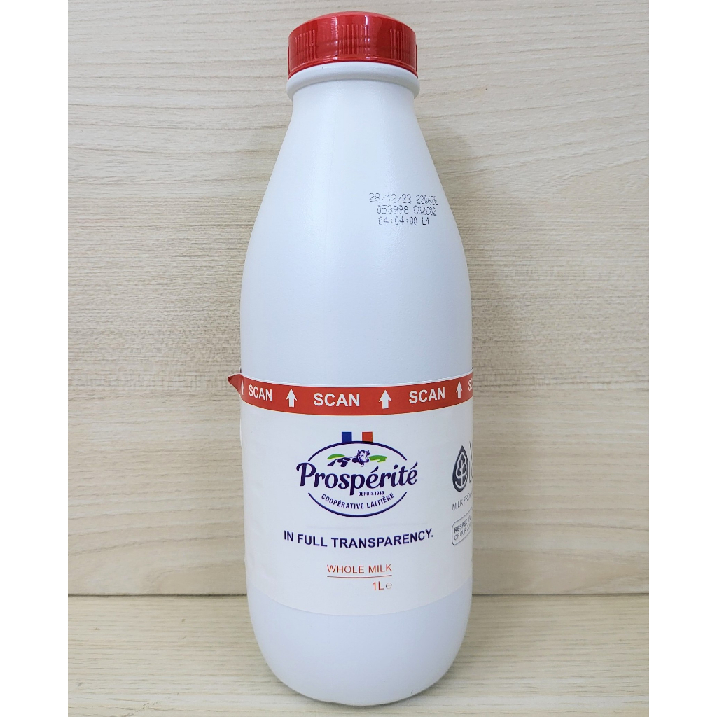 SỮA TƯƠI TIỆT TRÙNG NGUYÊN KEM PHÁP PROSPERITE UHT Whole Milk