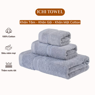 Khăn tắm, khăn mặt cao cấp kháng khẩn 100% cotton thấm hút tốt, không đổ lông, không ra màu dùng cho gia đình khách sạn.