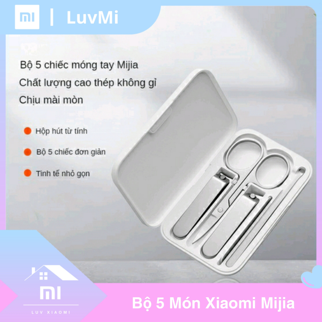 Bộ Dụng Cụ Cắt Móng Tay Cắt Tỉa Xiaomi Mijia 5 Món