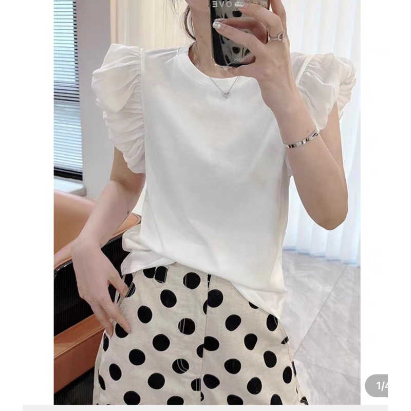 Áo tay hến bồng TTA867