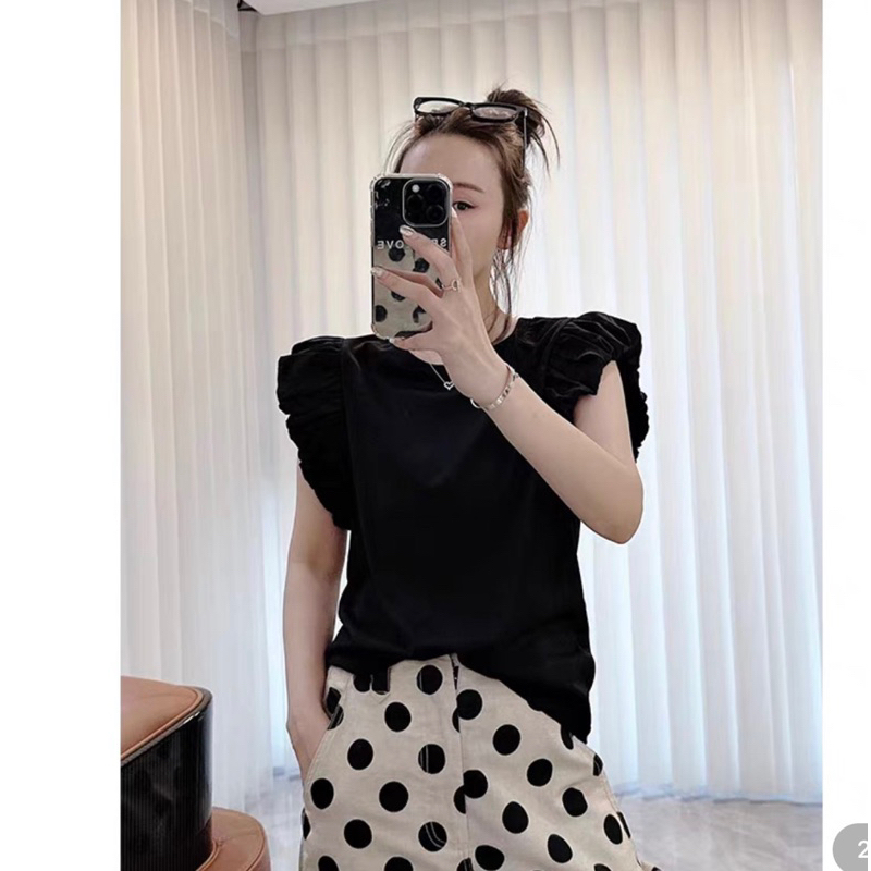 Áo tay hến bồng TTA867