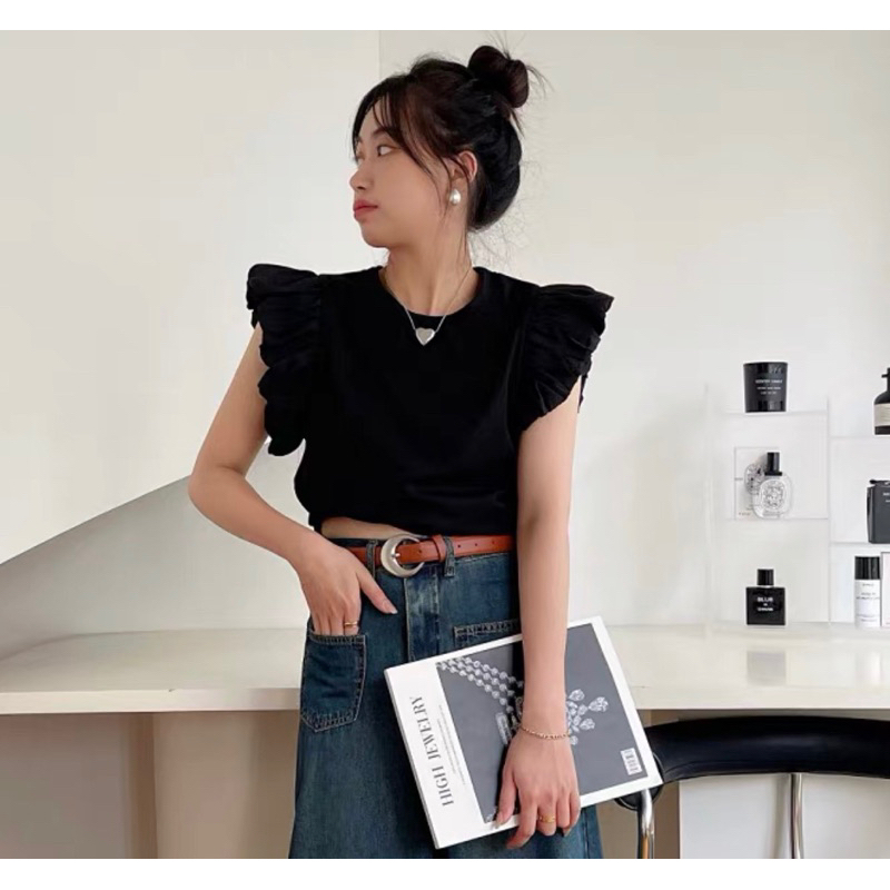 Áo tay hến bồng TTA867