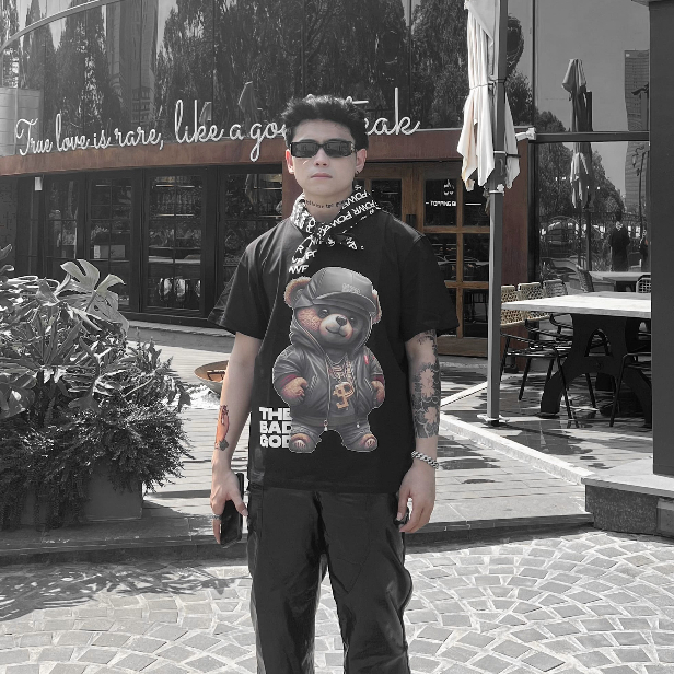 Áo thun boxy The Bad God The Rapberr