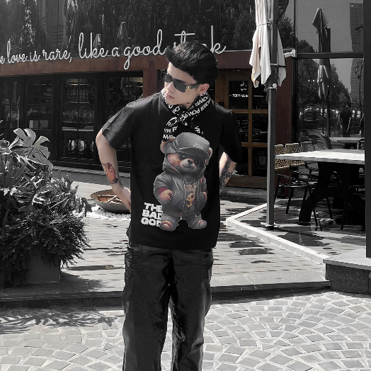 Áo thun boxy The Bad God The Rapberr