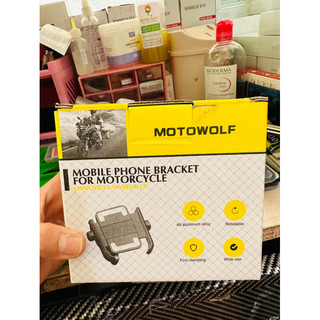 Giá đỡ motowolf gắn gương chiếu hậu hàng loại 1 - kẹp xe máy motowolf cực chắc chắn gắn gương chiếu hậu hàng loại 1