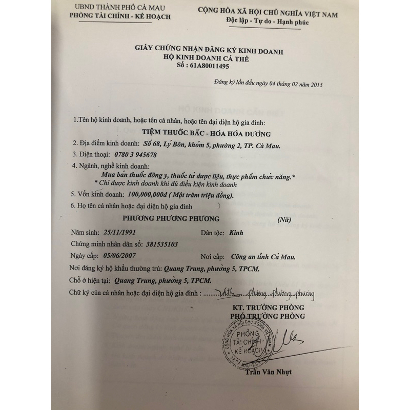 Hoa đu đủ đực 500gr