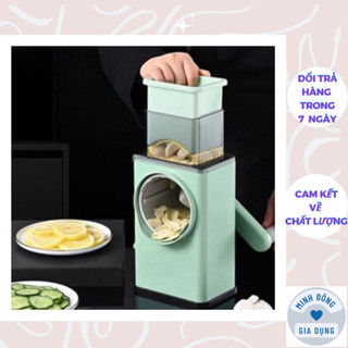 Máy bào rau củ đa năng kèm 6 lưỡi dao cắt - Thái lát bào cắt củ quả . VB2005