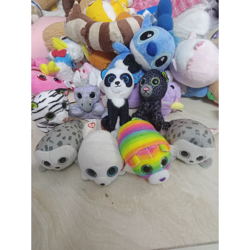 Gấu bông tem ty mắt thủy tinh size khoảng 5cm